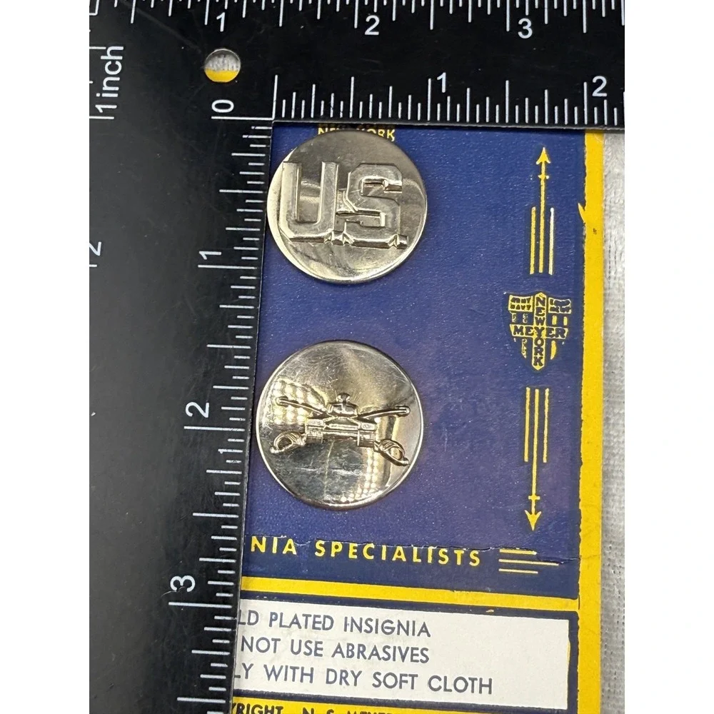 Vintage N.S Meyer Inc.‎ Pin US Military Specialist Insignia Silver Tone